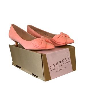Orana Bow Peach Heels.
